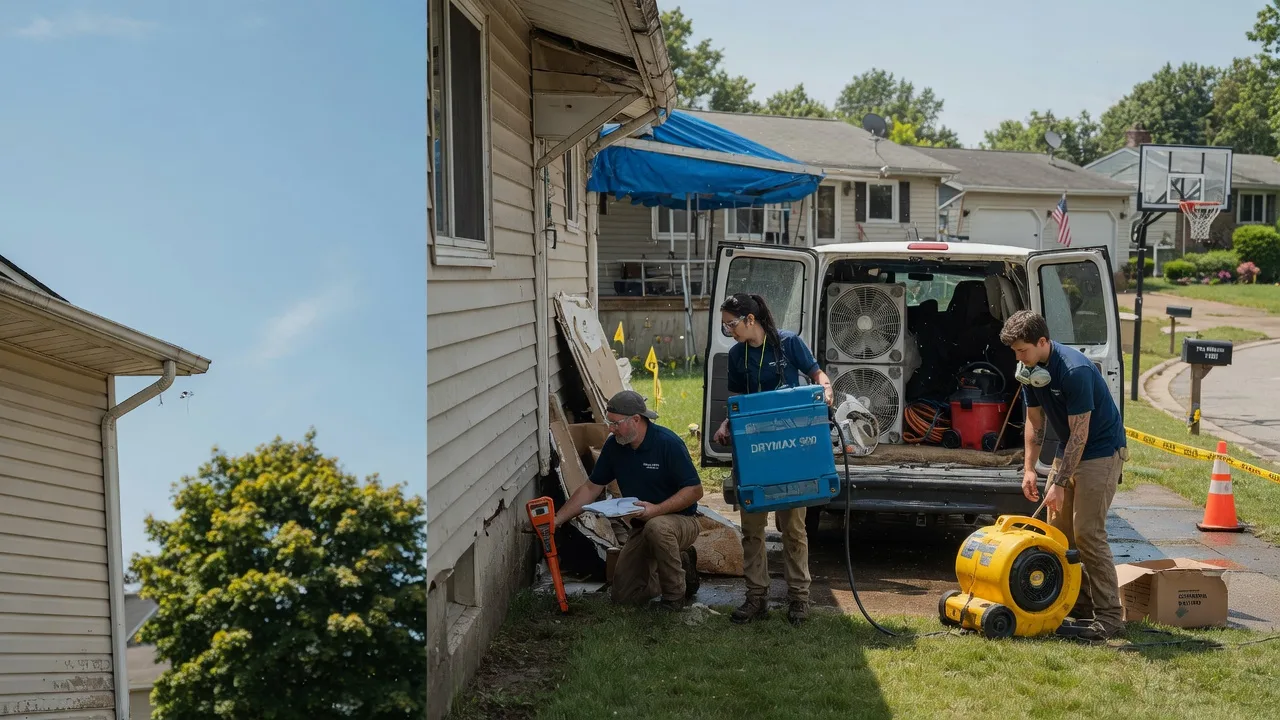 Ceiling Leak Cleanup in Knapp, WI near me