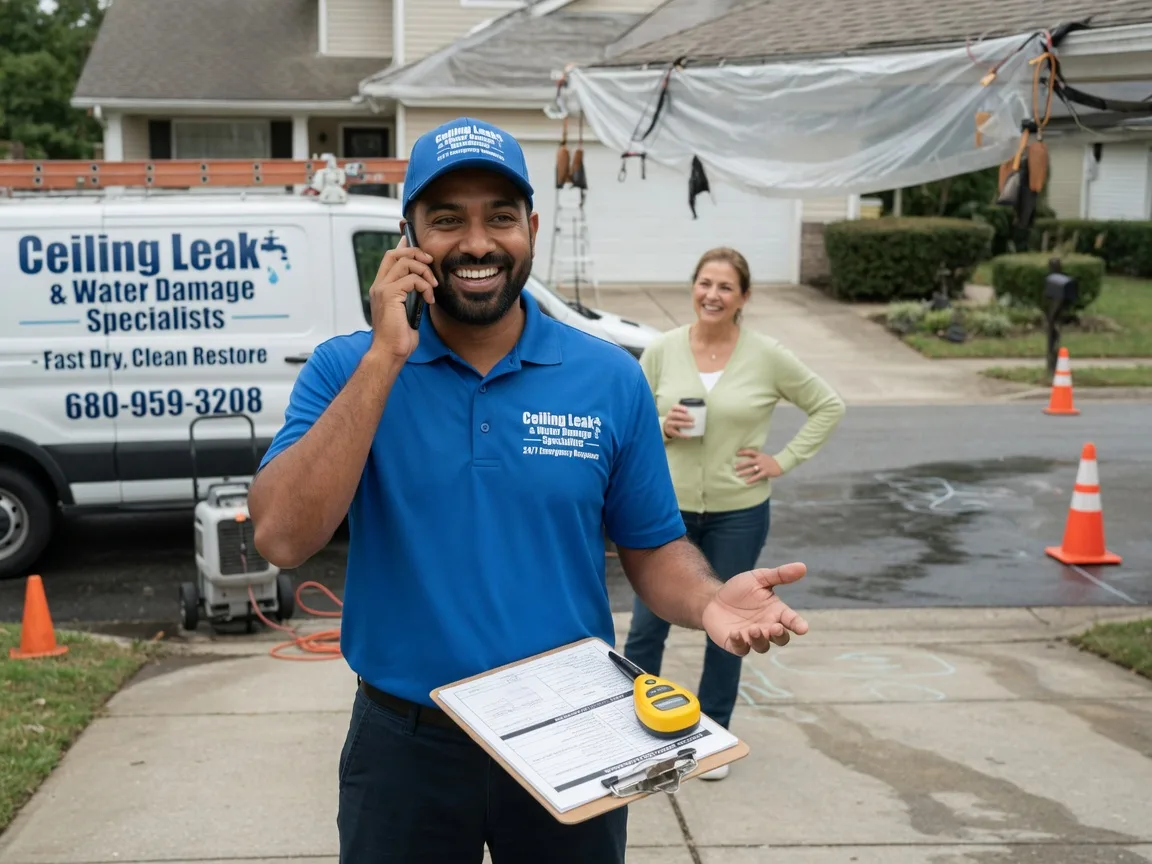 Ceiling Leak Cleanup Knapp, WI FAQs
